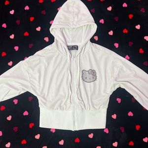 cropped hellokitty jacket